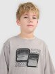 mini: Chłopięcy t-shirt z nadrukiem 4F 4FJRSS26TTSHM3684 - szary (4)