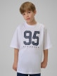 mini: Chłopięcy t-shirt z nadrukiem 4F 4FJRSS26TTSHM3786 - biały (2)