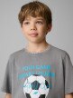 mini: Chłopięcy t-shirt z nadrukiem 4F 4FJRSS26TTSHM3833 - szary (3)