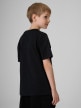 mini: Chłopięcy t-shirt z nadrukiem 4F 4FJRSS26TTSHM3859 - czarny (4)