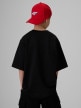 mini: Chłopięcy t-shirt z nadrukiem 4F 4FJRSS26TTSHM3860 - czarny (4)