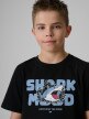 mini: Chłopięcy t-shirt z nadrukiem 4F 4FJRSS26TTSHM3902 - czarny (3)