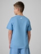mini: Chłopięcy t-shirt z nadrukiem 4F 4FJRSS26TTSHM3902 - niebieski (4)