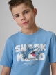 mini: Chłopięcy t-shirt z nadrukiem 4F 4FJRSS26TTSHM3902 - niebieski (3)