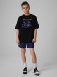 mini: Chłopięcy t-shirt z nadrukiem 4F 4FJRSS26TTSHM3907 - czarny (2)
