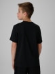 mini: Chłopięcy t-shirt z nadrukiem 4F 4FJRSS26TTSHM4170 - czarny (4)