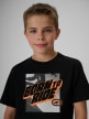 mini: Chłopięcy t-shirt z nadrukiem 4F 4FJRSS26TTSHM4170 - czarny (3)