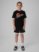 mini: Chłopięcy t-shirt z nadrukiem 4F 4FJRSS26TTSHM4278 - czarny (2)