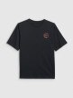 4F JUNIOR Chłopięcy tshirt z nadrukiem 4F 4FJWAW25TTSHM2412  czarny Czarny