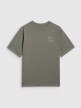 Chłopięcy t-shirt z nadrukiem 4F 4FJWAW25TTSHM2412 - szary