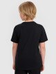 Chłopięcy t-shirt z nadrukiem 4F 4FJWAW25TTSHM2413 - czarny