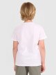 Chłopięcy t-shirt z nadrukiem 4F 4FJWAW25TTSHM2417 - biały