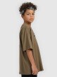 mini: Chłopięcy t-shirt z nadrukiem 4F 4FJWSS26TTSHM2813 - khaki (3)