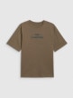 mini: Chłopięcy t-shirt z nadrukiem 4F 4FJWSS26TTSHM2813 - khaki (7)