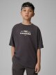 mini: Chłopięcy t-shirt z nadrukiem 4F 4FJWSS26TTSHM2813 - szary (6)