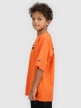 mini: Chłopięcy t-shirt z nadrukiem 4F 4FJWSS26TTSHM2813 - pomarańczowy (3)