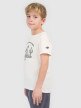 mini: Chłopięcy t-shirt z nadrukiem 4F 4FJWSS26TTSHM2815 - biały (3)
