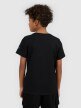 mini: Chłopięcy t-shirt z nadrukiem 4F 4FJWSS26TTSHM2815 - czarny (6)