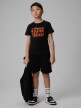 mini: Chłopięcy t-shirt z nadrukiem 4F 4FJWSS26TTSHM2816 - czarny (2)