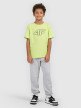 mini: Chłopięcy t-shirt z nadrukiem 4F 4FJWSS26TTSHM3007 - zielony (5)