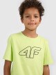 mini: Chłopięcy t-shirt z nadrukiem 4F 4FJWSS26TTSHM3007 - zielony (4)