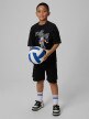 mini: Chłopięcy t-shirt z nadrukiem 4F 4FJWSS26TTSHM3012 - czarny (2)