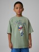 mini: Chłopięcy t-shirt z nadrukiem 4F 4FJWSS26TTSHM3012 - zielony (3)