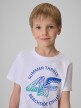 mini: Chłopięcy t-shirt z nadrukiem 4F 4FJWSS26TTSHM3284 - biały (3)