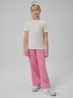 mini: Dziewczęcy t-shirt z nadrukiem 4F 4FJRSS26TTSHF3455 - biały (6)
