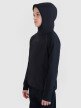 Dziecięca bluza trekkingowa nierozpinana z kapturem 4F 4FJWSS25TFSWU535 - czarna