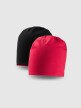 mini: Dziecięca czapka beanie dwustronna 4F 4FJRSS26ACAPU0765 - różowa (1)