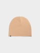 Dziecięca czapka beanie dwustronna 4F 4FJWSS25ACAPU505 - beżowa