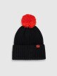 mini: Dziecięca czapka z pomponem 4F 4FJRAW25ACAPU0745 - czarna (1)