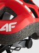 mini: Dziecięcy kask rowerowy z odpinanym daszkiem 4F 4FJRSS26AHELU129 - czerwony (3)