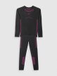 mini: Dziewczęca bielizna termoaktywna komplet 4F 4FJRAW25USEAF263 - czarna (8)