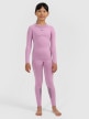 mini: Dziewczęca bielizna termoaktywna komplet 4F 4FJRAW25USEAF263 - różowa (1)