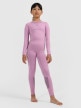 mini: Dziewczęca bielizna termoaktywna komplet 4F 4FJRAW25USEAF263 - różowa (6)