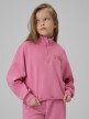 mini: Dziewczęca bluza dresowa bez kaptura 4F 4FJRSS26TSWSF2625 - różowa (1)