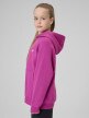mini: Dziewczęca bluza nierozpinana z kapturem 4F 4FJRSS26TSWSF3040 - różowa (3)