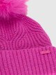 mini: Dziewczęca czapka z pomponem 4F 4FJWAW25ACAPF648 - różowa (2)