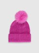 mini: Dziewczęca czapka z pomponem 4F 4FJWAW25ACAPF648 - różowa (1)