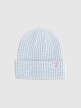 mini: Dziewczęca czapka zimowa 4F 4FJRAW25ACAPF0810 - niebieska (1)
