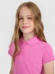 mini: Dziewczęca koszulka polo 4F 4FJRAW25TPTSF0740 - różowa (3)