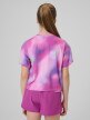 mini: Dziewczęca koszulka treningowa 4F 4FJRSS26TFTSF2394 - multikolor (6)