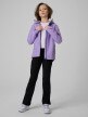 mini: Dziewczęca kurtka przejściowa 4F 4FJRSS26TTJAF1138 - fioletowa (2)