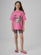 mini: Dziewczęce kolarki legginsy 4F 4FJRSS26TSTIF039 - szare (4)