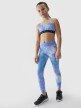 Dziewczęce legginsy 4F 4FJWSS24TFTIF222 - fioletowe