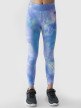Dziewczęce legginsy 4F 4FJWSS24TFTIF222 - fioletowe