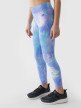 Dziewczęce legginsy 4F 4FJWSS24TFTIF222 - fioletowe