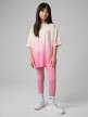 mini: Dziewczęce legginsy 4F 4FJWSS26TTIGF270 - różowe (5)